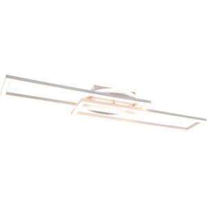 BES LED LED Plafondlamp - Plafondverlichting - Trion Tiger - 30W - Aanpasbare Kleur - Afstandsbediening - Dimbaar - Rechthoek - Mat Wit - Aluminium BES LED LED Plafondlamp - Plafondverlichting - Trion Tiger - 30W - Aanpasbare Kleur - Afstandsbediening - Dimbaar - Rechthoek - Mat Wit - Aluminium