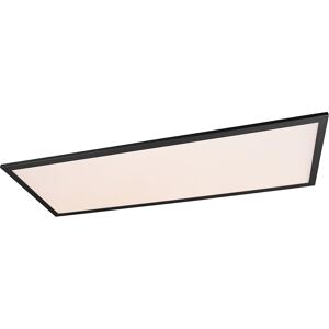 BES LED LED Plafondlamp - Plafondverlichting - Trion Tirus - 34W - Aanpasbare Kleur - Afstandsbediening - Dimbaar - Rechthoek - Mat Zwart - Aluminium BES LED LED Plafondlamp - Plafondverlichting - Trion Tirus - 34W - Aanpasbare Kleur - Afstandsbediening - Dimbaar - Rechthoek - Mat Zwart - Aluminium