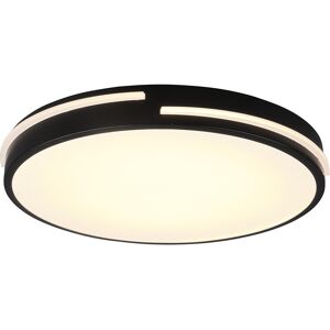 BES LED LED Plafondlamp - Plafondverlichting - Trion Tocomo - 24W - Dimbaar - Aanpasbare Kleur - Afstandsbediening - Rond - Mat Zwart - Aluminium BES LED LED Plafondlamp - Plafondverlichting - Trion Tocomo - 24W - Dimbaar - Aanpasbare Kleur - Afstandsbediening - Rond - Mat Zwart - Aluminium