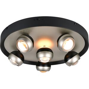 LED Plafondlamp - Trio Select Orbit - 1 Lichtpunt van 40 Watt - Dimbaar - Aanpasbare Lichtkleur Draaibaar - Mat Nikkel - Metaal LED Plafondlamp - Trio Select Orbit - 1 Lichtpunt van 40 Watt - Dimbaar - Aanpasbare Lichtkleur Draaibaar - Mat Nikkel - Metaal