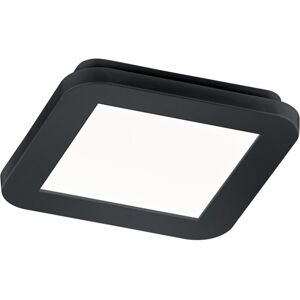 BES LED LED Plafondlamp - Badkamerlamp - Trion Camy - Opbouw Vierkant 9W - Spatwaterdicht IP44 - Dimbaar - Warm Wit 3000K - Mat Zwart BES LED LED Plafondlamp - Badkamerlamp - Trion Camy - Opbouw Vierkant 9W - Spatwaterdicht IP44 - Dimbaar - Warm Wit 3000K - Mat Zwart