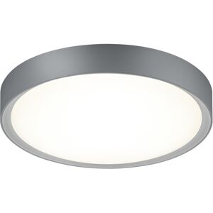 BES LED LED Plafondlamp - Badkamerlamp - Trion Clirno - 18W - Warm Wit 3000K - Spatwaterdicht IP44 - Opbouw Rond - Mat Titaan - Kunststof BES LED LED Plafondlamp - Badkamerlamp - Trion Clirno - 18W - Warm Wit 3000K - Spatwaterdicht IP44 - Opbouw Rond - Mat Titaan - Kunststof