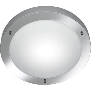 BES LED LED Plafondlamp - Badkamerlamp - Trion Condi - Opbouw Rond - Spatwaterdicht IP44 - E27 Fitting - Glans Chroom Aluminium - Ø310mm BES LED LED Plafondlamp - Badkamerlamp - Trion Condi - Opbouw Rond - Spatwaterdicht IP44 - E27 Fitting - Glans Chroom Aluminium - Ø310mm