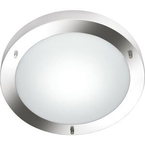 BES LED LED Plafondlamp - Badkamerlamp - Trion Condi - Opbouw Rond - Spatwaterdicht IP44 - E27 Fitting - Mat Nikkel Aluminium - Ø310mm BES LED LED Plafondlamp - Badkamerlamp - Trion Condi - Opbouw Rond - Spatwaterdicht IP44 - E27 Fitting - Mat Nikkel Aluminium - Ø310mm