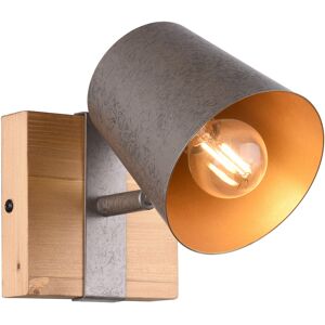 BES LED LED Wandspot - Trion Bimm - E14 Fitting - 1-lichts - Rond - Antiek Nikkel - Aluminium BES LED LED Wandspot - Trion Bimm - E14 Fitting - 1-lichts - Rond - Antiek Nikkel - Aluminium