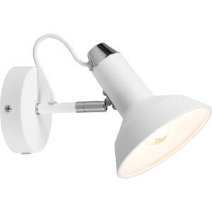 BES LED LED Wandspot - Trion Rollo - E14 Fitting - 1-lichts - Rond - Mat Wit - Aluminium BES LED LED Wandspot - Trion Rollo - E14 Fitting - 1-lichts - Rond - Mat Wit - Aluminium