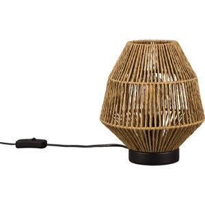 BES LED LED Tafellamp - Tafelverlichting - Trion Kimi - E27 Fitting - Rond - Bruin - Papier BES LED LED Tafellamp - Tafelverlichting - Trion Kimi - E27 Fitting - Rond - Bruin - Papier
