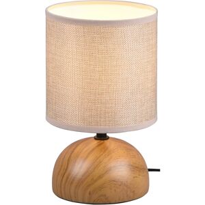 BES LED LED Tafellamp - Tafelverlichting - Trion Lucifer - E14 Fitting - Rond - Mat Bruin/Beige - Keramiek BES LED LED Tafellamp - Tafelverlichting - Trion Lucifer - E14 Fitting - Rond - Mat Bruin/Beige - Keramiek