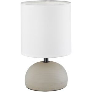 BES LED LED Tafellamp - Tafelverlichting - Trion Lucifer - E14 Fitting - Rond - Mat Grijs - Keramiek BES LED LED Tafellamp - Tafelverlichting - Trion Lucifer - E14 Fitting - Rond - Mat Grijs - Keramiek