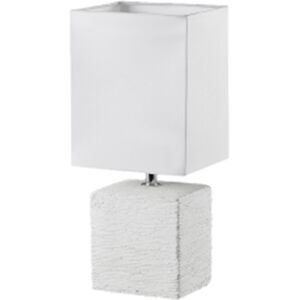 BES LED LED Tafellamp - Tafelverlichting - Trion Pinko - E14 Fitting - Rechthoek - Antiek Wit - Keramiek BES LED LED Tafellamp - Tafelverlichting - Trion Pinko - E14 Fitting - Rechthoek - Antiek Wit - Keramiek