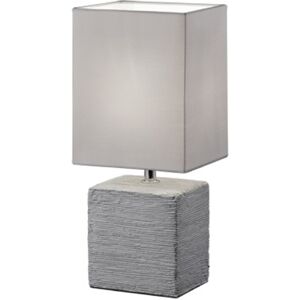 BES LED LED Tafellamp - Tafelverlichting - Trion Pinko - E14 Fitting - Rechthoek - Mat Titaan - Keramiek BES LED LED Tafellamp - Tafelverlichting - Trion Pinko - E14 Fitting - Rechthoek - Mat Titaan - Keramiek