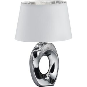 BES LED LED Tafellamp - Tafelverlichting - Trion Tibos - E14 Fitting - Rond - Mat Zilver - Keramiek BES LED LED Tafellamp - Tafelverlichting - Trion Tibos - E14 Fitting - Rond - Mat Zilver - Keramiek