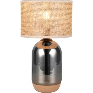 BES LED LED Tafellamp - Trion Azad - E27 Fitting - 1 lichtpunt - Ø25cm - Snoerschakelaar - Verchroomd - Glas BES LED LED Tafellamp - Trion Azad - E27 Fitting - 1 lichtpunt - Ø25cm - Snoerschakelaar - Verchroomd - Glas
