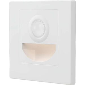 BES LED LED Trapspot met Bewegingssensor - Brinton Lumostep - Inbouw Trapverlichting Vierkant Wit - 3W 90lm - Helder/Koud Wit 6500K BES LED LED Trapspot met Bewegingssensor - Brinton Lumostep - Inbouw Trapverlichting Vierkant Wit - 3W 90lm - Helder/Koud Wit 6500K
