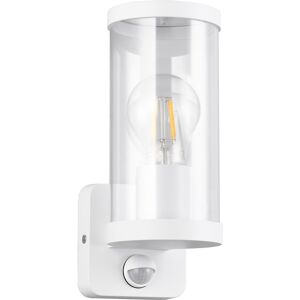 BES LED LED Tuinverlichting - Buitenlamp - Wandlamp - Trion Tino - E27 Fitting - Bewegingssensor - Mat Wit - Aluminium BES LED LED Tuinverlichting - Buitenlamp - Wandlamp - Trion Tino - E27 Fitting - Bewegingssensor - Mat Wit - Aluminium