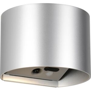 BES LED LED Tuinverlichting - Trion Elan - Wandlamp Buitenlamp - 2 Lichtpunten Boven en Onder van 1 Watt - Warm Wit 3000K - Bewegingssensor - Op Batterijen - Halfrond - Titaan - Kunststof BES LED LED Tuinverlichting - Trion Elan - Wandlamp Buitenlamp - 2 Lichtpunten Boven en Onder van 1 Watt - Warm Wit 3000K - Bewegingssensor - Op Batterijen - Halfrond - Titaan - Kunststof
