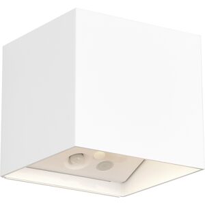 BES LED LED Tuinverlichting - Trion Elan - Wandlamp Buitenlamp - 2 Lichtpunten Boven en Onder van 1 Watt - Warm Wit 3000K - Bewegingssensor - Op Batterijen - Vierkant - Mat Wit - Kunststof BES LED LED Tuinverlichting - Trion Elan - Wandlamp Buitenlamp - 2 Lichtpunten Boven en Onder van 1 Watt - Warm Wit 3000K - Bewegingssensor - Op Batterijen - Vierkant - Mat Wit - Kunststof
