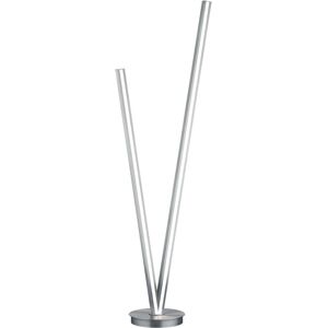 LED Vloerlamp - Cinque Cicanto - 1 Lichtpunt van 45 Watt - Dimbaar - Aanpasbare Lichtkleur - Mat Nikkel - Metaal LED Vloerlamp - Cinque Cicanto - 1 Lichtpunt van 45 Watt - Dimbaar - Aanpasbare Lichtkleur - Mat Nikkel - Metaal
