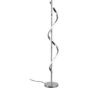 BES LED LED Vloerlamp - Trion Annabel - 21.5W - Natuurlijk Wit 4000K - Dimbaar - Glans Chroom - Metaal BES LED LED Vloerlamp - Trion Annabel - 21.5W - Natuurlijk Wit 4000K - Dimbaar - Glans Chroom - Metaal
