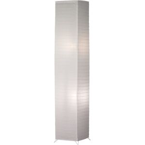 BES LED LED Vloerlamp - Trion Bamino - E27 Fitting - 2-lichts - Vierkant - Mat Wit - Aluminium/Papier BES LED LED Vloerlamp - Trion Bamino - E27 Fitting - 2-lichts - Vierkant - Mat Wit - Aluminium/Papier