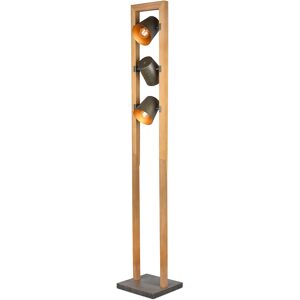 BES LED LED Vloerlamp - Trion Bimm - E14 Fitting - 3-lichts - Rechthoek - Antiek Nikkel - Aluminium BES LED LED Vloerlamp - Trion Bimm - E14 Fitting - 3-lichts - Rechthoek - Antiek Nikkel - Aluminium