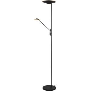 BES LED LED Vloerlamp - Trion Bravo - 36.5W - Aanpasbare Kleur - Dimbaar - Rond - Mat Zwart - Aluminium BES LED LED Vloerlamp - Trion Bravo - 36.5W - Aanpasbare Kleur - Dimbaar - Rond - Mat Zwart - Aluminium