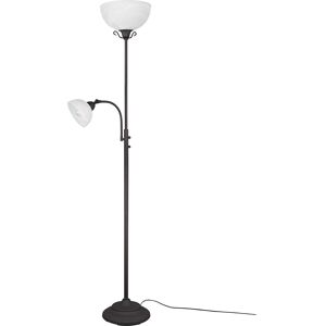 BES LED LED Vloerlamp - Trion City - E27/E14 Fitting - 2-lichts - Rond - Roestkleur - Metaal BES LED LED Vloerlamp - Trion City - E27/E14 Fitting - 2-lichts - Rond - Roestkleur - Metaal