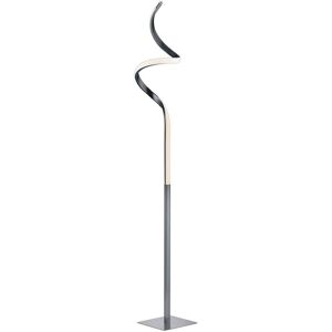 BES LED LED Vloerlamp - Trion Corcy - 11W - Warm Wit 3000K - Dimbaar - Rond - Mat Nikkel - Aluminium BES LED LED Vloerlamp - Trion Corcy - 11W - Warm Wit 3000K - Dimbaar - Rond - Mat Nikkel - Aluminium