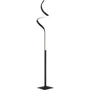 BES LED LED Vloerlamp - Trion Corcy - 11W - Warm Wit 3000K - Dimbaar - Rond - Mat Zwart - Aluminium BES LED LED Vloerlamp - Trion Corcy - 11W - Warm Wit 3000K - Dimbaar - Rond - Mat Zwart - Aluminium
