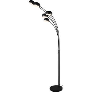 BES LED LED Vloerlamp - Trion Ditora - E14 Fitting - Rond - Mat Zwart - Aluminium BES LED LED Vloerlamp - Trion Ditora - E14 Fitting - Rond - Mat Zwart - Aluminium