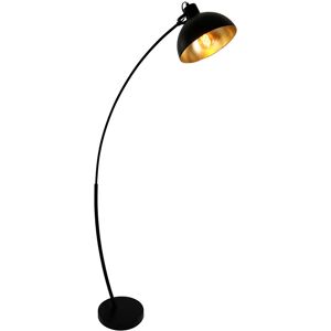 BES LED LED Vloerlamp - Trion Recine - E27 Fitting - 1-lichts - Rond - Mat Zwart - Aluminium BES LED LED Vloerlamp - Trion Recine - E27 Fitting - 1-lichts - Rond - Mat Zwart - Aluminium