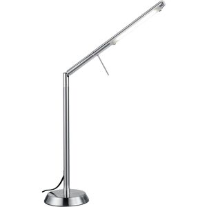 BES LED LED Vloerlamp - Trion Filiga - 6W - Warm Wit 3000K - 1-lichts - Dimbaar - Rond - Mat Nikkel - Aluminium BES LED LED Vloerlamp - Trion Filiga - 6W - Warm Wit 3000K - 1-lichts - Dimbaar - Rond - Mat Nikkel - Aluminium