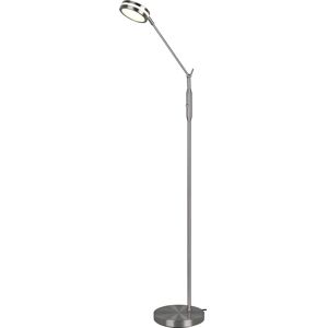BES LED LED Vloerlamp - Trion Franco - 6.5W - Aanpasbare Kleur - Dimbaar - Rond - Mat Nikkel - Aluminium BES LED LED Vloerlamp - Trion Franco - 6.5W - Aanpasbare Kleur - Dimbaar - Rond - Mat Nikkel - Aluminium