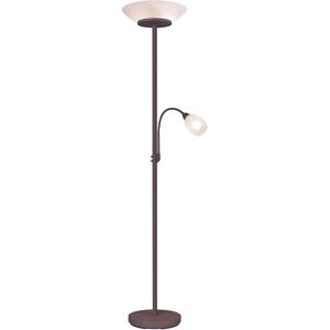 BES LED LED Vloerlamp - Trion Germin - E27 Fitting - Rond - Roestkleur - Aluminium BES LED LED Vloerlamp - Trion Germin - E27 Fitting - Rond - Roestkleur - Aluminium