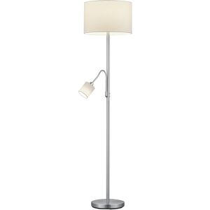 BES LED LED Vloerlamp - Trion Hotia - E14 Fitting - Rond - Mat Wit - Aluminium BES LED LED Vloerlamp - Trion Hotia - E14 Fitting - Rond - Mat Wit - Aluminium