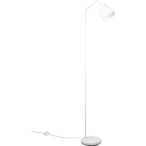 BES LED LED Vloerlamp - Trion Kido - E27 Fitting - Verstelbaar - Rond - Mat Wit - Metaal BES LED LED Vloerlamp - Trion Kido - E27 Fitting - Verstelbaar - Rond - Mat Wit - Metaal