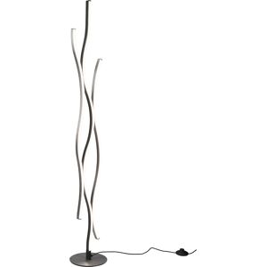 BES LED LED Vloerlamp - Trion Lazo - 28W - Aanpasbare Kleur - Dimbaar - Geborsteld Aluminium - Metaal BES LED LED Vloerlamp - Trion Lazo - 28W - Aanpasbare Kleur - Dimbaar - Geborsteld Aluminium - Metaal