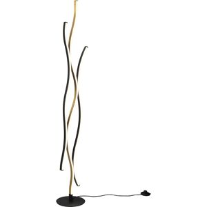 BES LED LED Vloerlamp - Trion Lazo - 28W - Aanpasbare Kleur - Dimbaar - Mat Messing - Metaal BES LED LED Vloerlamp - Trion Lazo - 28W - Aanpasbare Kleur - Dimbaar - Mat Messing - Metaal