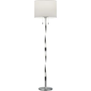 BES LED LED Vloerlamp - Trion Ninda - E27 Fitting - 14W - Warm Wit 3000K - Rond - Mat Nikkel - Aluminium BES LED LED Vloerlamp - Trion Ninda - E27 Fitting - 14W - Warm Wit 3000K - Rond - Mat Nikkel - Aluminium