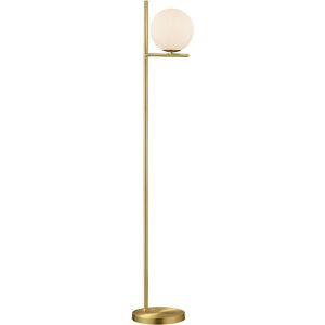 BES LED LED Vloerlamp - Trion Pora - E14 Fitting - Rond - Mat Goud - Aluminium BES LED LED Vloerlamp - Trion Pora - E14 Fitting - Rond - Mat Goud - Aluminium