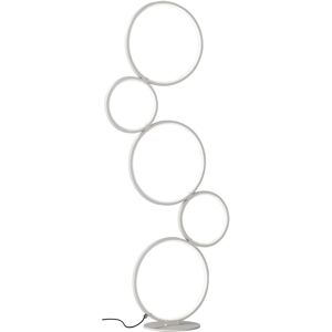 BES LED LED Vloerlamp - Trion Rondy - 36W - Warm Wit 3000K - Dimbaar - Rond - Mat Wit - Aluminium BES LED LED Vloerlamp - Trion Rondy - 36W - Warm Wit 3000K - Dimbaar - Rond - Mat Wit - Aluminium