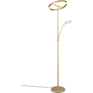 BES LED LED Vloerlamp - Trion Sillie - 44.5W - Aanpasbare Kleur - Dimbaar - Goud - Metaal BES LED LED Vloerlamp - Trion Sillie - 44.5W - Aanpasbare Kleur - Dimbaar - Goud - Metaal