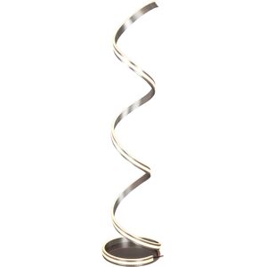 BES LED LED Vloerlamp - Trion Sunico - 34W - Aanpasbare Kleur - Dimbaar - Rond - Mat Nikkel - Aluminium BES LED LED Vloerlamp - Trion Sunico - 34W - Aanpasbare Kleur - Dimbaar - Rond - Mat Nikkel - Aluminium