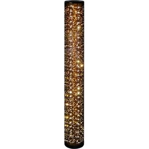 BES LED LED Vloerlamp - Trion Tamara - 8W - Warm Wit 3000K - Sterlicht - Rond - Mat Zwart/Goud - Textiel BES LED LED Vloerlamp - Trion Tamara - 8W - Warm Wit 3000K - Sterlicht - Rond - Mat Zwart/Goud - Textiel
