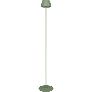BES LED LED Vloerlamp - Trion Uraz - 1.5W - Warm Wit 3000K - Spatwaterdicht IP44 - USB Oplaadbaar - Rond - Pistachegroen - Metaal BES LED LED Vloerlamp - Trion Uraz - 1.5W - Warm Wit 3000K - Spatwaterdicht IP44 - USB Oplaadbaar - Rond - Pistachegroen - Metaal