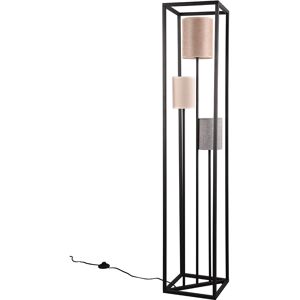 BES LED LED Vloerlamp - Vloerverlichting - Trion Rocky - E27 Fitting - 3-lichts - Vierkant - Mat Zwart - Metaal BES LED LED Vloerlamp - Vloerverlichting - Trion Rocky - E27 Fitting - 3-lichts - Vierkant - Mat Zwart - Metaal
