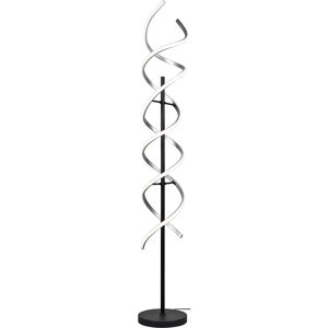 BES LED LED Vloerlamp - Vloerverlichting - Trion Sarina - 32W - Aanpasbare Kleur - Dimbaar - Rond - Geborsteld Zilver - Aluminium BES LED LED Vloerlamp - Vloerverlichting - Trion Sarina - 32W - Aanpasbare Kleur - Dimbaar - Rond - Geborsteld Zilver - Aluminium