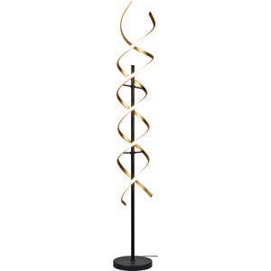 BES LED LED Vloerlamp - Vloerverlichting - Trion Sarina - 32W - Aanpasbare Kleur - Dimbaar - Rond - Mat Goud - Aluminium BES LED LED Vloerlamp - Vloerverlichting - Trion Sarina - 32W - Aanpasbare Kleur - Dimbaar - Rond - Mat Goud - Aluminium