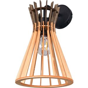 BES LED LED Wandlamp - Trion Karo - 1 Lichtpunt tot 10 Watt - E27-fitting - Flexconnect Ready - IP20 - Mat Zwart - Metaal BES LED LED Wandlamp - Trion Karo - 1 Lichtpunt tot 10 Watt - E27-fitting - Flexconnect Ready - IP20 - Mat Zwart - Metaal