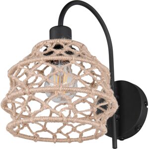 BES LED LED Wandlamp - Trion Loro - 1 Lichtpunt tot 10 Watt - E27 fitting - Flexready Connect - Mat Zwart - Metaal BES LED LED Wandlamp - Trion Loro - 1 Lichtpunt tot 10 Watt - E27 fitting - Flexready Connect - Mat Zwart - Metaal
